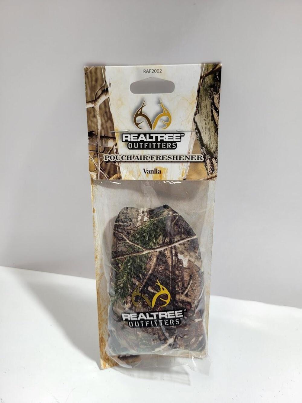 Realtree Outfitters Vanilla Camo Pouch Air Freshener Hanging Sachet Small Brown